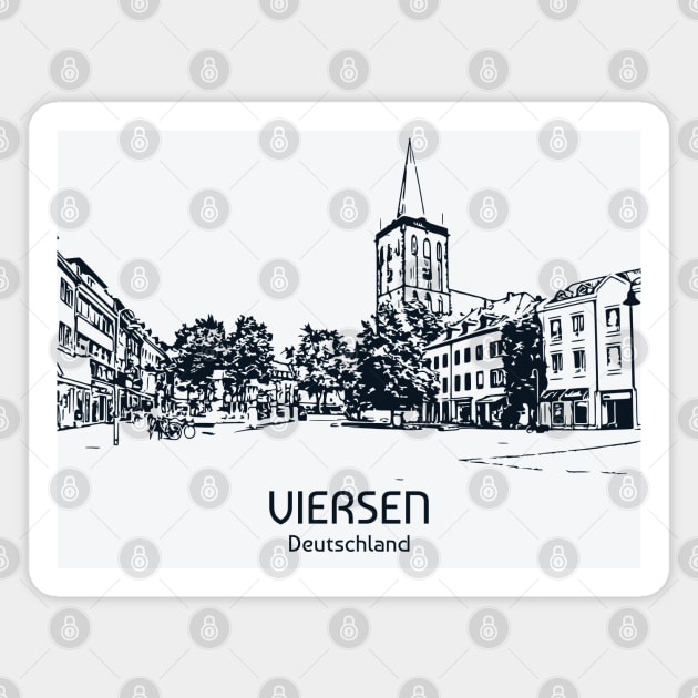 Viersen - Deutschland Magnet by Lakeric